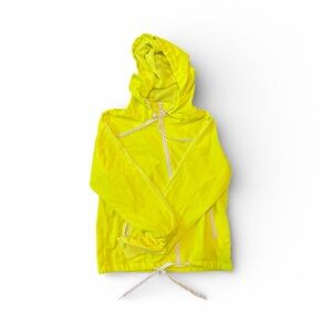 Zyia Women’s Hooded full zip Bomber Jacket Electric yellow Size Small